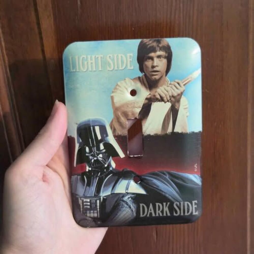 Star Wars Light Side Dark Side Light Switch Cover